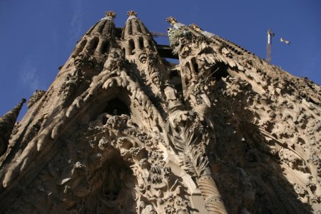 De geboortefaçade van De Sagrada Família